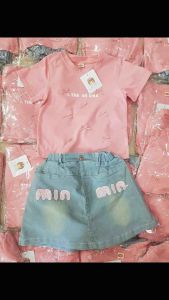 ชูดเซต KUROMI ผ้าฝ้าย เสื้อแขนกูดผ้าร่อง เซตบาบี้ผ้าร่อง