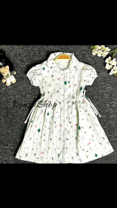 Dres gempita anak perempuan 2-6 tahun bahan ellora katun kancing aktif