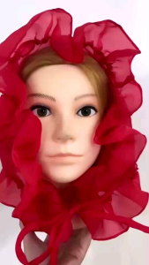 ผ้าโพกผม ผ้าสามเหลี่ยม ผ้าคลุมผม​วินเทจ ผ้าออแกนดี้ เครื่อง​ประดับ​ผม​ พร้อม​ส่ง​ใน​ไทย​hipaholic​