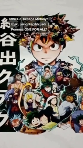Kaos Panjang Midoriya Izuku: Pilihan Terbaik untuk Penggemar Anime