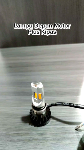 LAMPU DEPAN MOTOR RTD PLUS KIPAS CAHAYA KUNING JAUH DEKAT PNP UNIVERSAL MOTOR