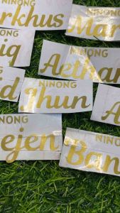 CUSTOMIZED DECALS STICKER LABEL