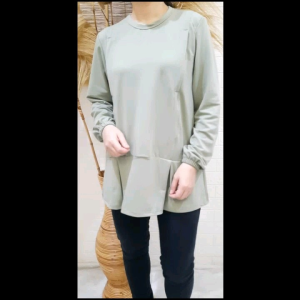 ATASAN BAJU HAMIL/ BUSUI FRIENDLY RESLETING BUKAAN KANAN KIRI/NURSING WEAR/BAJU MENYUSUI TANGAN PANJANG KARET BAHAN KAOS BABYTERY PREMIUM