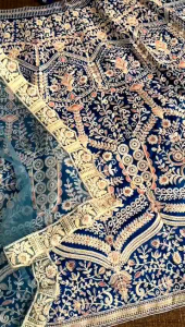 [PRE-ORDER] Semistitched Taffeta Silk Lengha Suit ( Delivery 15 Days )