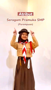 PAKET PREMIUM Alat Atribut Perlangkapan Pramuka SD SMP Penggalang Putra Putri