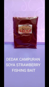 DEDAK CAMPURAN SOYA STRAWBERRY FISHING BAIT