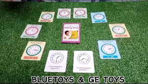 GAZ TOYS FLASH CARDS EDUKATIF TELLING TIME/MAINAN EDUKATIF ANAK