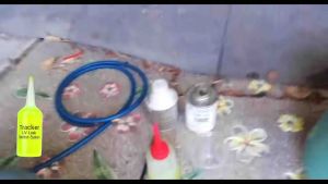 น้ำมันคอมเพรสเซอร์แอร์ R134a ขนาด 500cc แถมน้ำยาเช็ดรั่วTracker 1 หลอด