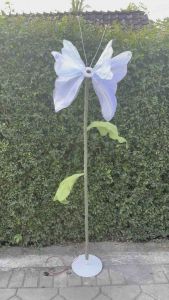 standing Aksesoris bunga lampu motif Kupu Kupu dekorasi pelaminan / Bunga lampu hias photogrgraphi / bunga Flower Hiasan ukuran 45cm x 45cm