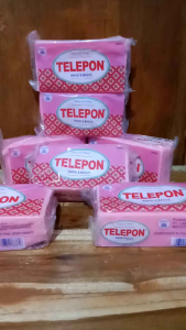 MURAH sabun batang cuci cap TELEPON warna pink berkualitas ampuh menghilangkan noda membandel