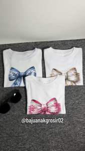 kaos dan celana cutbray anak perempuan 1-8 tahun