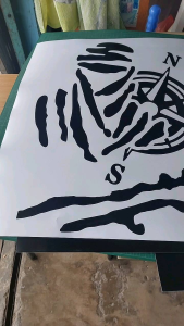 สติกเกอร์ลายภูเขา สติกเกอร์ติดรถกระบะ toyota rocco สติกเกอร์ข้างประตู rocco สำหรับรถทุกรุ่น