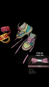 ORIGINAL Shoelaces/tali sepatu katakana series by daad.co Type AS