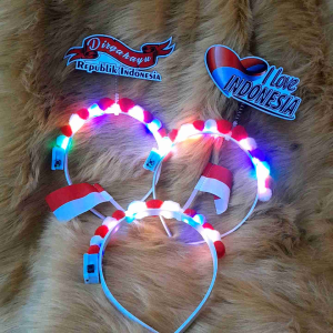 BANDO BANDANA LED  IKAT KEPALA SUPORT 17AGUSTUSAN