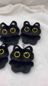 ⭐️Ready Stock⭐️ New Cute Big Eyes Black Cat doll Pendant