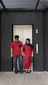 Baju Kaos Polos Oversize Emilo Pocket T- shirt Couple Family