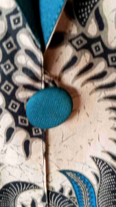 SSJ Vest Blazer Batik Atasan Kerja Wanita Seragam