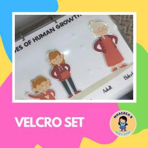 Interactive Velcro Worksheet | Busy Book - Human Growth