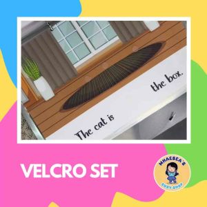 Interactive Velcro Worksheet | Busy Book - Preposition 2