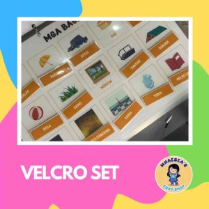 Interactive Velcro Worksheet | Busy Book - Iba’t Ibang Bagay (Filipino-English Translations)
