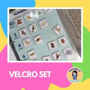 Interactive Velcro Worksheet | Busy Book - Number of Legs of Animals