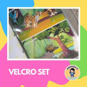 Interactive Velcro Worksheet | Busy Book - Animal Habitat
