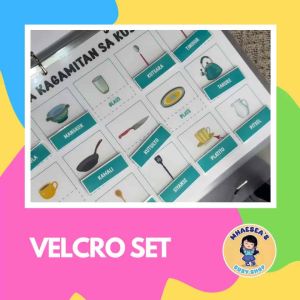 Interactive Velcro Worksheet | Busy Book - Clothes / Kasuotan (Filipino-English Translations)