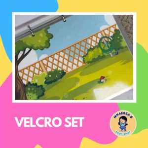 Interactive Velcro Worksheet | Busy Book - Preposition 1