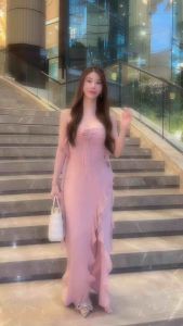 𝑵𝒆𝒘 𝑨𝒓𝒓𝒊𝒗𝒂𝒍 𝑰𝒓𝒊𝒔 𝑴𝒂𝒙𝒊 𝒅𝒓𝒆𝒔𝒔 🌺 เดรสออกงาน ชุดไปงานแต่ง