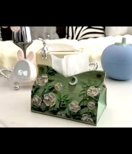 Kota Tisu Tempat Tisu Mobil Tissue Box Bahan Kulit
