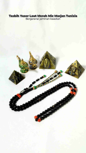Tasbih YuserYusr Laut Merah mix Marjan Tunis Asli