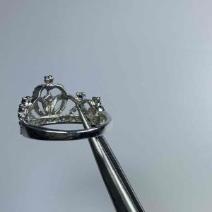 VMC1-BẠC 925 ĐÍNH ĐÁ RUBY  SAPHIA  EMERALD size 2ly ( THIÊN NHIÊN ) KIỂU VƯƠNG MIỆN ( hàng đúc ny 11 size 5.5)