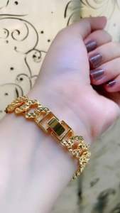 GELANG EMAS GOLD SISIK KAIT PERHIASAN FASHION WANITA XUPING ANTI LUNTUR
