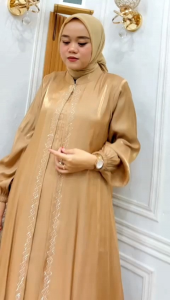 damla id gamis mewah elegan terbaru edisi meisha dress produk viral 2024