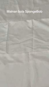 bola spongebob bahan pvc size 16in bola tiup