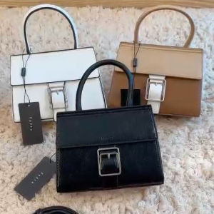 [ẢNH THẬT] Túi Xách Nữ Cầm Tay & Đeo Chéo Nắp Gập Khoá Kim Loại Size 18