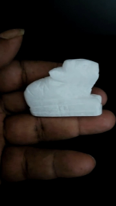 Pure Marble Handcrafted White Nandi Idol Statue Nandi Idol | Hindu God Idols Gifts for Home Puja Temple Shivling