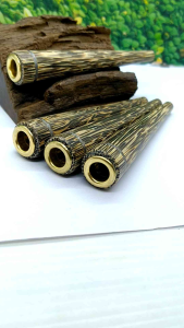 Once pipa padutan kayu Liwung hitam model lancip 9cm C217