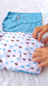 Baju Bayi Newborn 0-3 Bulan 18 Pcs Paket Baju & Celana Bayi Seri Biru