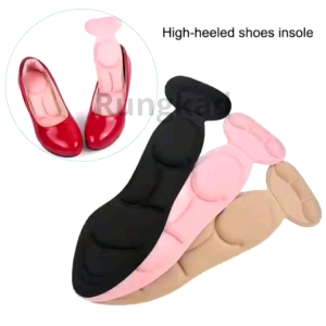 1 Pasang Insole Sepatu Alas Kaki Wanita High Heels Breathable 1 Pair