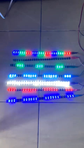 54LED 30CM LED STRIP STROBO 12VOLT - 24VOLT FLEXIBLE WATERPROOF