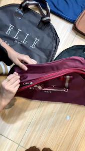 AND TAS TRAVEL KOPER TAS PAKAIAN JINJING PAKAIAN ELLE MAROON TRAVEL BAG ORGANIZER TAS TF034