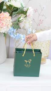 Quà tặng Khăn Lụa Miền Trung (xanh) Ngọ Design