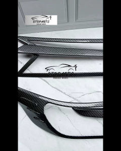 LIS COVER LAMPU GARNIS DEPAN BELAKANG MOBIL BRV TAHUN 2022 CARBON