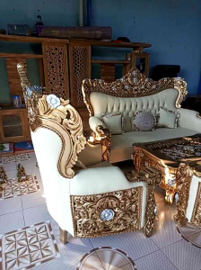 Kursi Tamu Sofa Jati Ukir Jepara Bellagio Koper