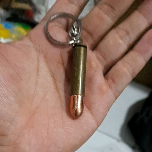 3 PC GANTUNGAN KUNCI PELURU STAINLES / GANTUNGAN KUNCI BAHAN STAINLES