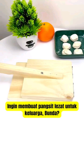 Alat Penekan Adonan Cetakan Dumpling Pangsit Pastel Emping Bahan Kayu Ukuran Besar Dan Sedang Bentuk Bulat Dan Kotak