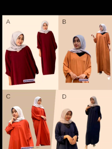 Kaftan Dewasa Bahan Cringkle Airflow Kekinian Terbaru