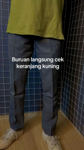 CELANA PANJANG BAHAN KANTOR MODEL SLIM CELANA FORMAL SLIMFIT PRIA PANJANG KEREN