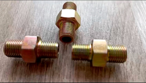 drat doble di bagian kanan dan kiri. sambungan untuk pompa pcp. sukucadang pompa pcp. spare part untuk pompa angin manual 6000psi